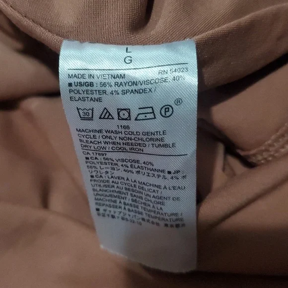 Bananna Republic Women's Brown Sleeveless Bodysuit Size Large - Picture 5 of 5